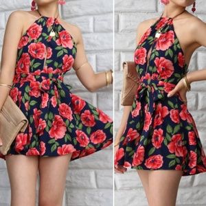 Printed Romper